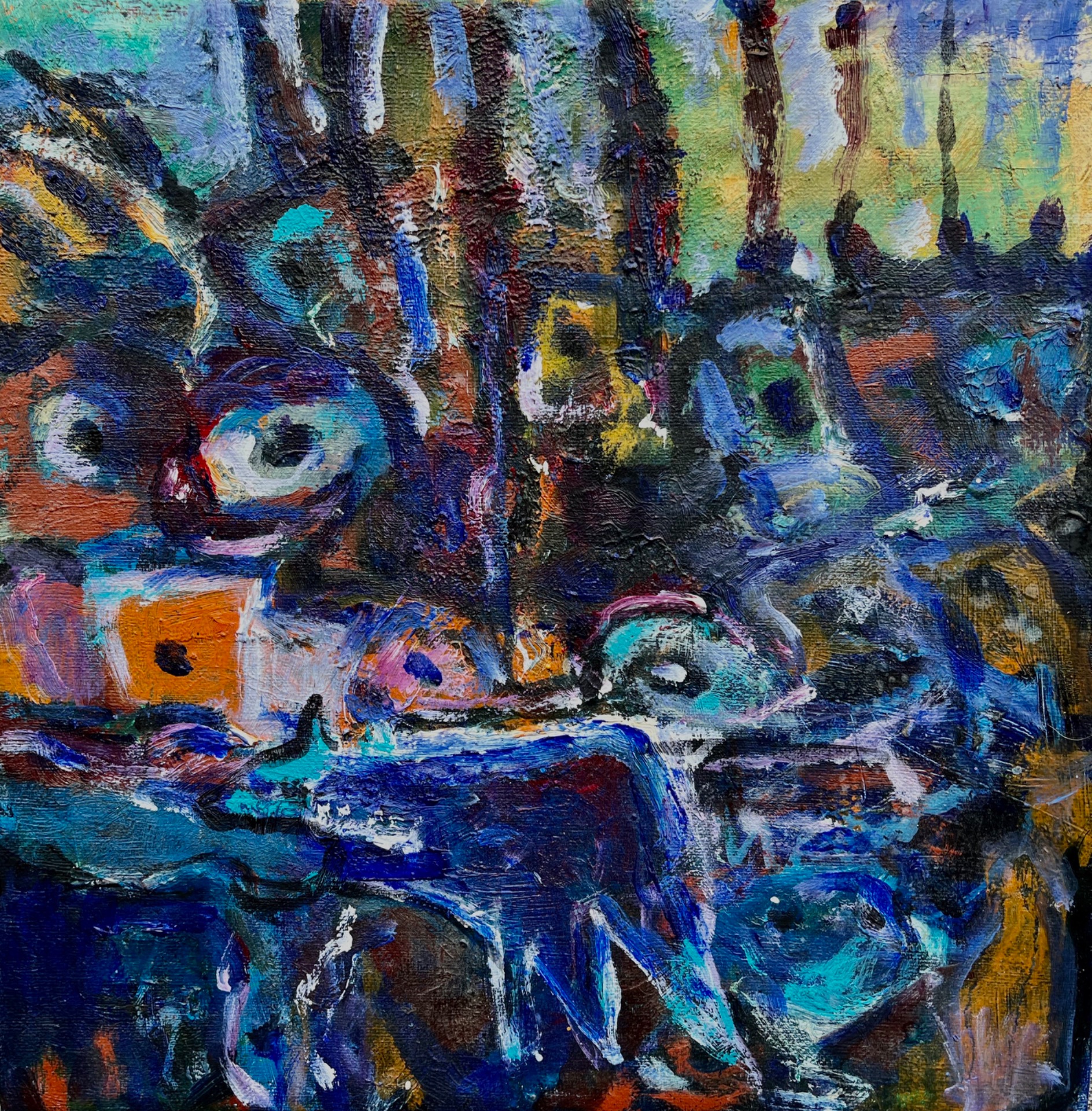 Wild Wolf 30X30 cm 2026 Acryl